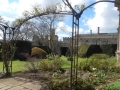 White Garden where Katherine Parr's chapel once stood