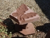 Oak leaf and acorn Forest fo Dean sandstone birdbath. Sold £360