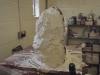 APPLYING THE SECOND LAYER OF PLASTER