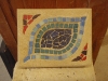 Mosaic wall plaque, 7.5x6x1.5