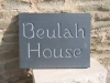House name, Welsh slate. Unpainted
