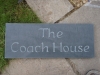 House name, Welsh slate, unpainted.