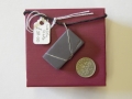 Welsh slate pendant with sterling silver wire