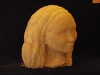 'Girl with an Alice band in her hair' Portland limestone         