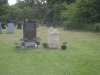 The cherub memorial in situe.