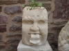 Cheeky Gargoyle with Ivy plant in his head.