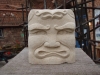 Tiki man, Portland limestone. 4 & 3/4 inch square. £95