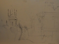 Rough sketch of Church and castle