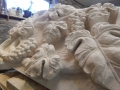 Close up of undercutting