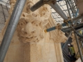 grotesques along the roof