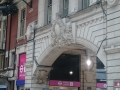 beautiful carving at Victoria station, London.