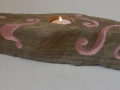 Swirly tealight