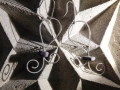 Sterling silver and Welsh slate earrings