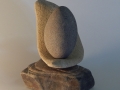Balanced Sculpture, sandstone, limestone and Iron stone