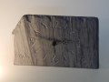 Welsh slate clocks can be made to order, prices start from £25, this one is £40