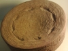 Forest of Dean Sandstone dish with leaf and scroll design, 8" diameter. £125