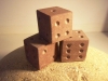 Small Forest of Dean SAndstone Dice, about 25mm, £12 each, only 2 left.