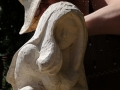 Go away don't go away. Tetbury limestone.