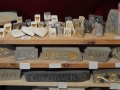 Lots of new hand carved Hearts and Ampersands. Some of my hand carved and painted words as well.