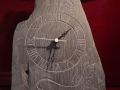 Hand carved heather Welsh slate clock