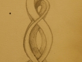 Preliminary sketch for Mother and child