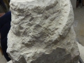 Start of new seashell inspired carving. Hand carved Painswick limestone.