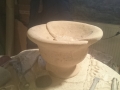 Finishing off the poppy bowl