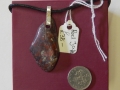 Red Jasper with sterling silver bezel,