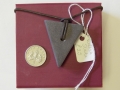 Welsh slate triangle pendant
