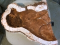 Scally, hollowing out mould