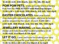 Taurus Crafts Easter 15 Activitiy Flyer a