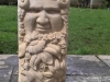 green man with flowers
